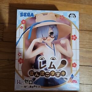 SEGA Re:Zero Luminasta REM Pom Poko Tanuki Raccoon Dog Figure